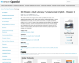 BC Reads: Adult Literacy Fundamental English - Reader 3