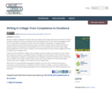 Writing in College: From Competence to Excellence