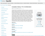 Canadian History: Pre-Confederation