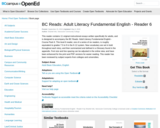 BC Reads: Adult Literacy Fundamental English - Reader 6