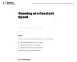 Running at a Constant Speed