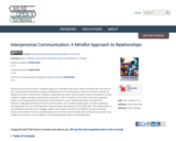 Interpersonal Communication: A Mindful Approach to Relationships