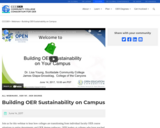 Building OER Sustainability on Campus