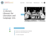 A Literary Glossary for Literature and Language Arts