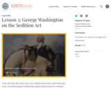 Lesson 3: George Washington on the Sedition Act