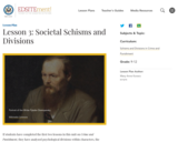 Lesson 3: Societal Schisms and Divisions