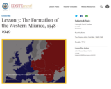 Lesson 3: The Formation of the Western Alliance, 1948-1949