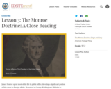 Lesson 3: The Monroe Doctrine: A Close Reading