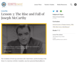Lesson 3: The Rise and Fall of Joseph McCarthy