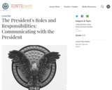 The President's Roles and Responsibilities: Communicating with the President