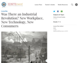 Was There an Industrial Revolution? New Workplace, New Technology, New Consumers