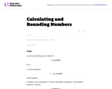 Calculating and Rounding Numbers