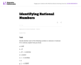 Identifying Rational Numbers