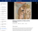 Masaccio's Expulsion of Adam and Eve from Eden