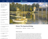 Monet's The Argenteuil Bridge