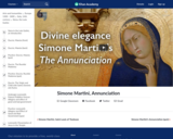 Simone Martini's Annunciation