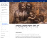 Leonardo's Virgin and Child with St Anne and St John the Baptist (Burlington House Cartoon)