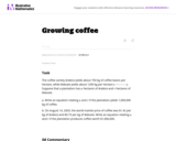 Growing Coffee