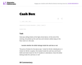 A-CED Cash Box