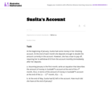 Susita's Account