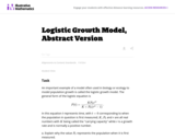Logistic Growth Model, Abstract Version