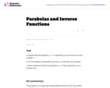 Parabolas and Inverse Functions