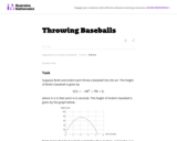 Throwing Baseballs