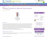 Energy Transfer in Musical Instruments