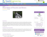 Flow Rates of Faucets and Rivers