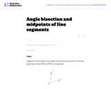 Angle Bisection and Midpoints of Line Segments