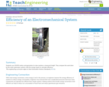 Efficiency of an Electromechanical System