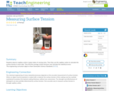 Measuring Surface Tension