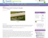 Wetting and Contact Angle
