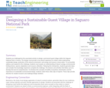Designing a Sustainable Guest Village in the Saguaro National Park