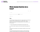 How Many Leaves on a Tree?