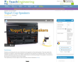 Yogurt Cup Speakers