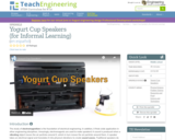 Yogurt Cup Speakers (for Informal Learning)