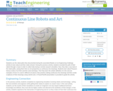 Continuous Line Robots and Art