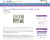 Discovering Relationships between Side Length and Area
