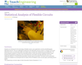 Statistical Analysis of Flexible Circuits