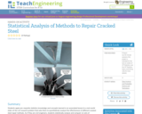 Statistical Analysis of Methods to Repair Cracked Steel