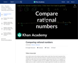 Developmental Math: Comparing Rational Numbers