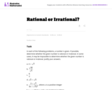 Rational or Irrational?
