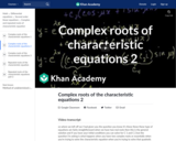 Differential Equations: Complex Roots of the Characteristic Equations 2
