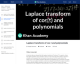 Differential Equations: Laplace Transform 6