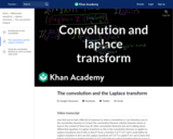Differential Equations: The Convolution and the Laplace Transform