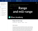 Statistics: Range and Mid-range