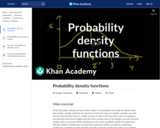 Statistics: Probability Density Functions