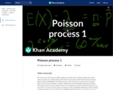 Statistics: Poisson Process 1