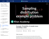 Statistics: Sampling Distribution Example Problem
